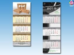 Печать квартальных календарей 2018 для компании "Строй Керамика Сервис"